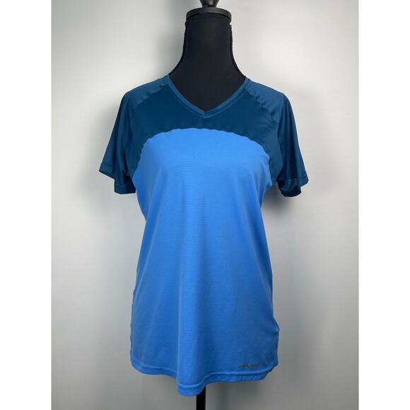 Patagonia Women’s Blue Short Sleeve Performance Running Shirt Size M - Picture 6 of 8
